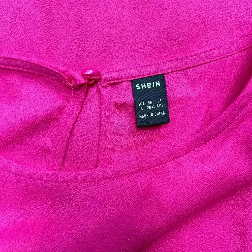 Women’s‎ Large Ruffle sleeve top- Pink Barbiecore - Picture 8 of 8